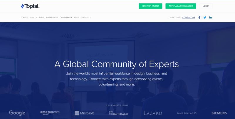 Toptal - A Global Community of Experts