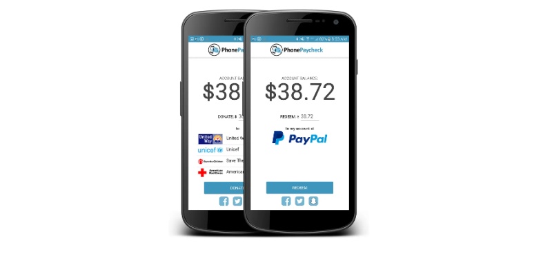 Phone Paycheck App