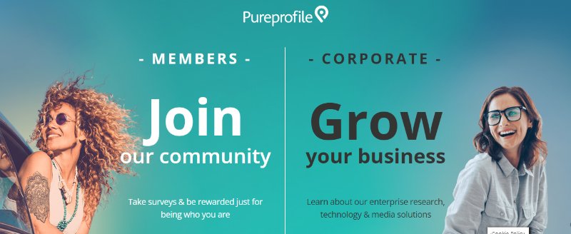 Pureprofile Webpage