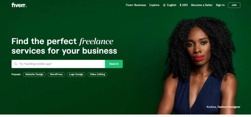 Fiverr Website