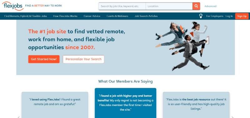 Flexjobs Website