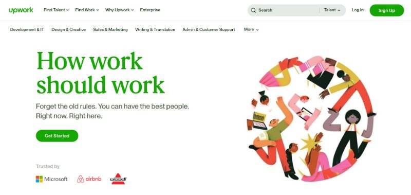 Upwork Website