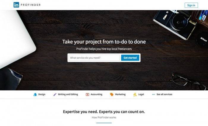 LinkedIn ProFinder Website
