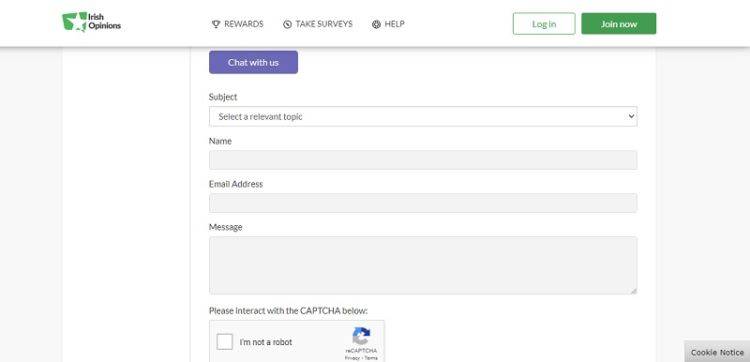 Irish Opinions Customer Support