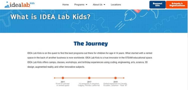 Enrolling for Idea Lab Kids