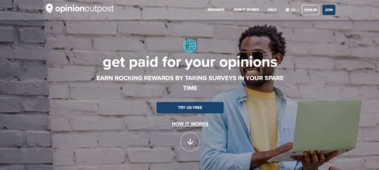 Opinion Outpost Homepage