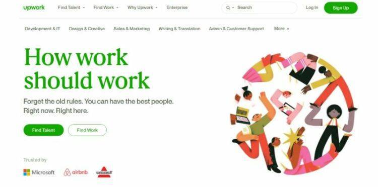 Upwork Website