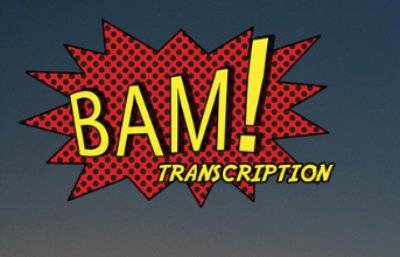 BAM! Transcription Logo