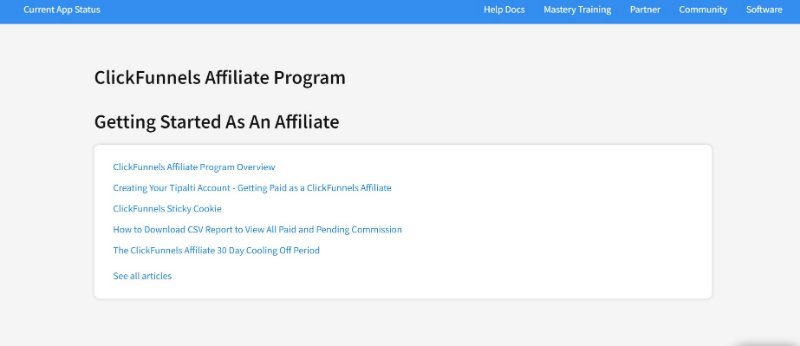 ClickFunnels Affiliate Program List