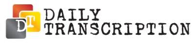 Daily Transcription Logo