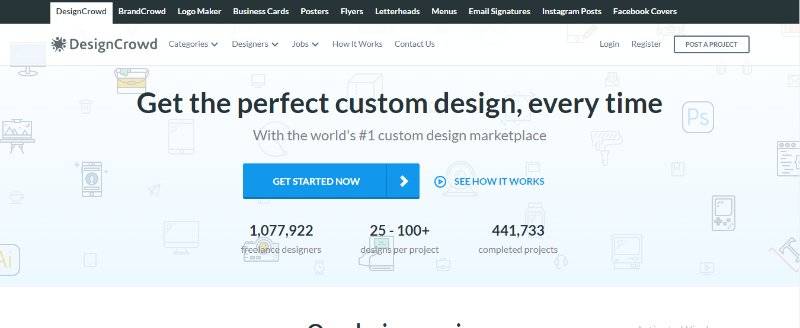 DesignCrowd Website