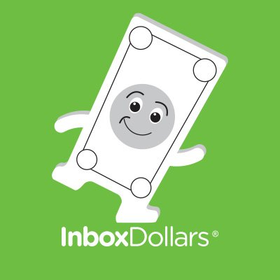 InboxDollars logo green and white