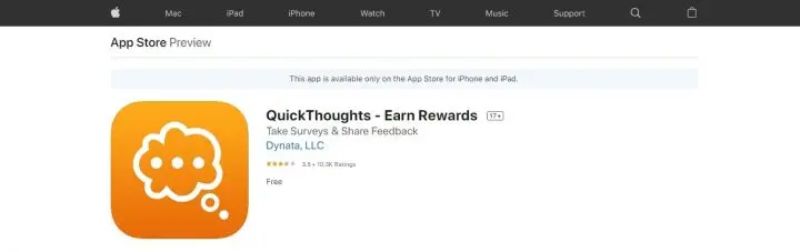 QuickThoughts App