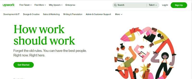 Upwork website