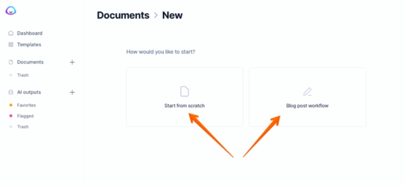 jasper documents panel