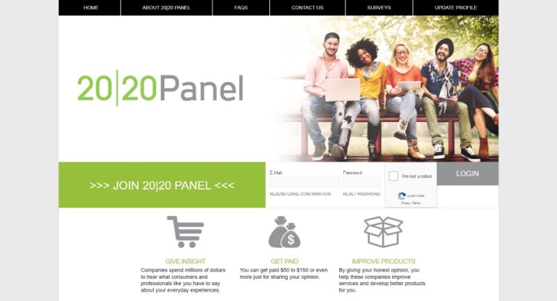 20|20 Panel site