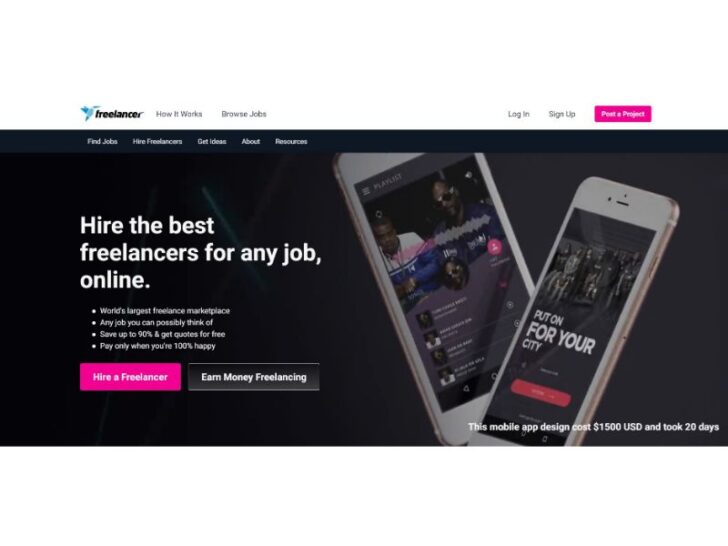 Freelancer.com Website