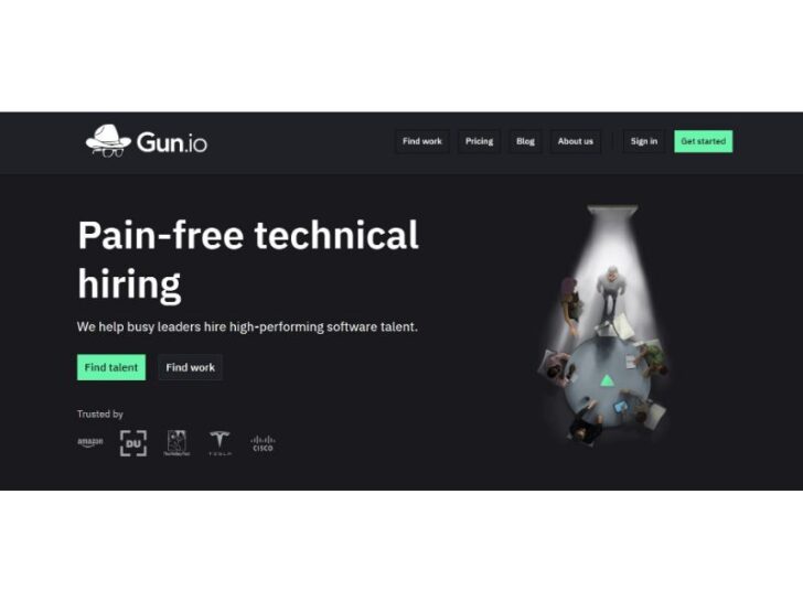 Gun.io Webpage