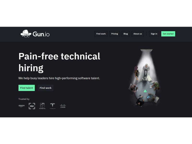 Gun.io Webpage