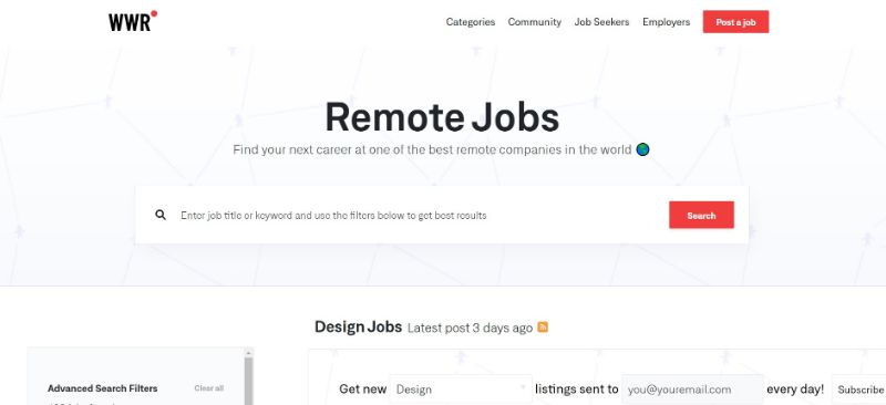 We Work Remotely Remote Jobs