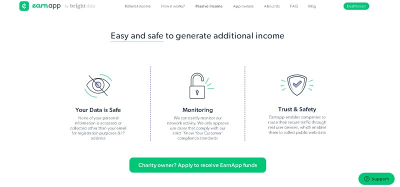 EarnApp Security Features