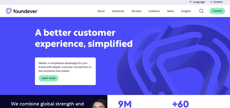 Foundever - Former Sitel Group Homepage