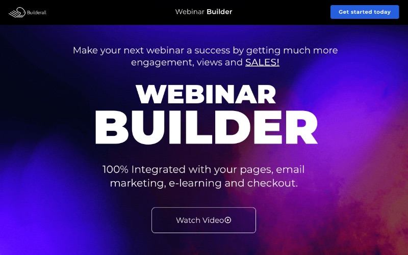 Builderall Webinar Builder