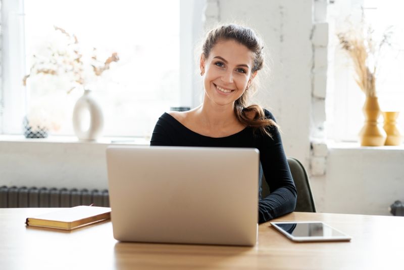 Woman working on GPT sites