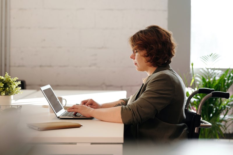 Woman with Laptop