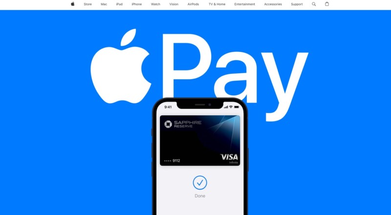 Apple Pay landing page