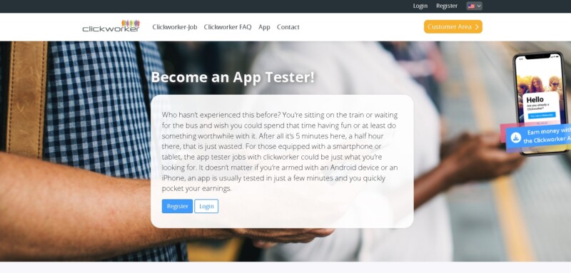Clickworker App Tester Jobs
