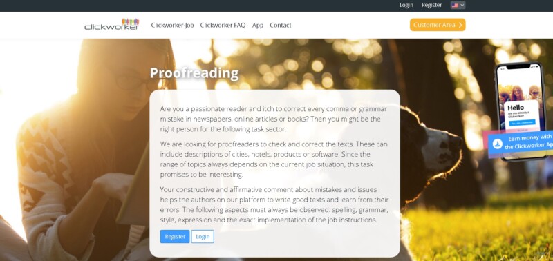 Proofreading Jobs in Clickworker