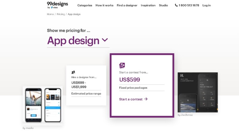 99designs App Design Services