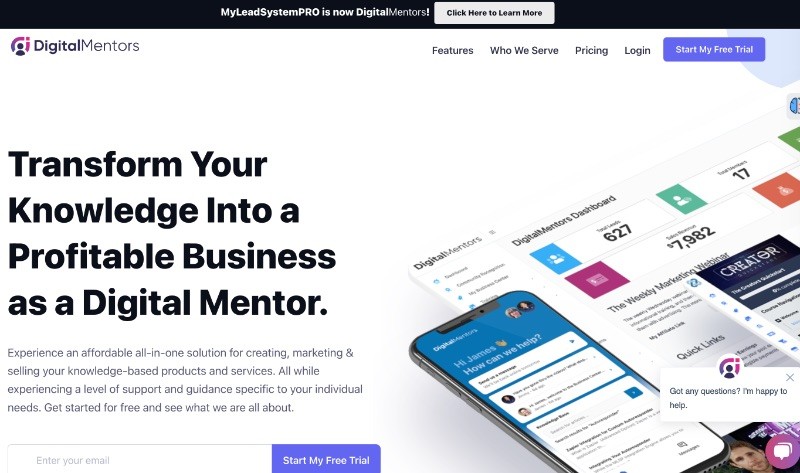 DigitalMentors homepage