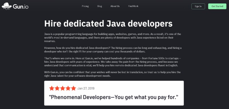 Gun.io Java Developer