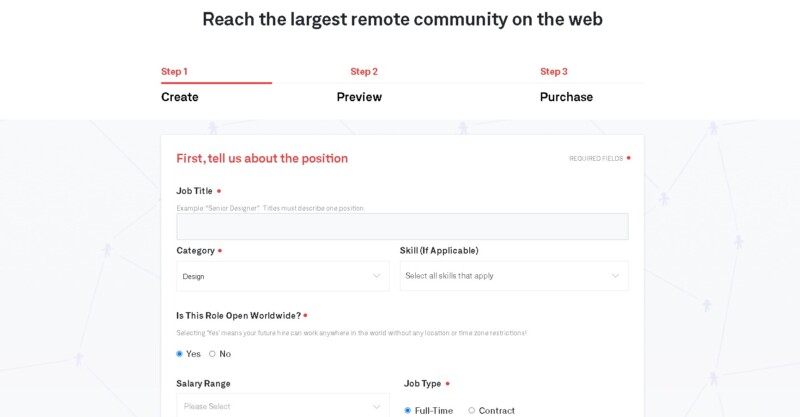How to Post a Job in We Work Remotely 