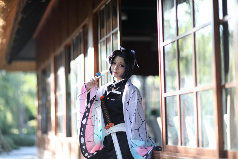 Japan anime cosplay portrait of girl