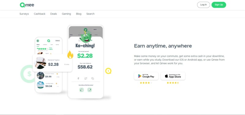 Qmee earning opportunities