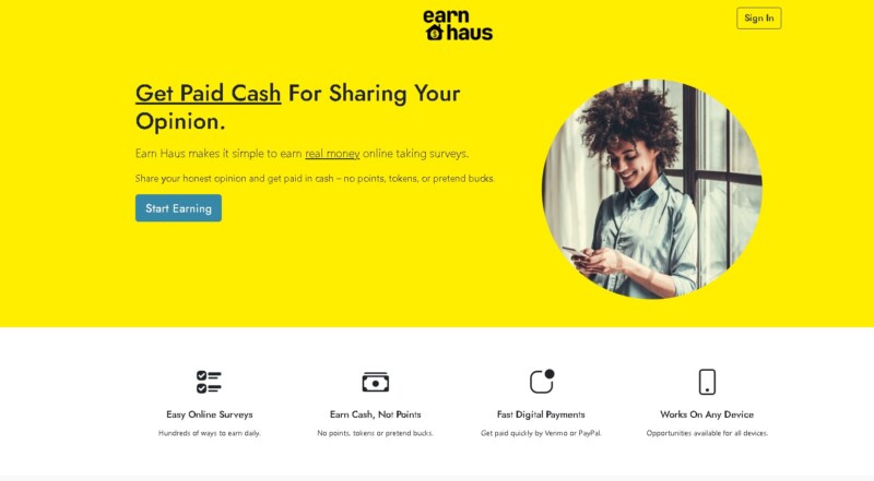 Earn Haus Website