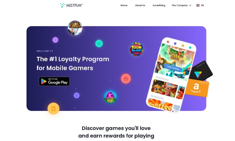 Mistplay Landing Page