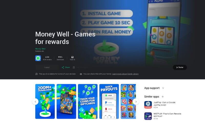 Money Well App in Google Play