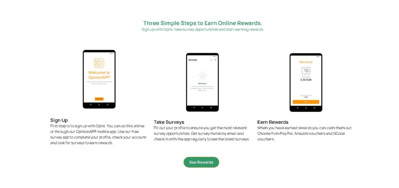 Opini Surveys Rewards