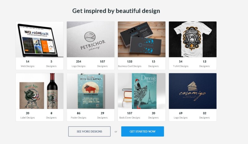 DesignCrowd Sample Inspiring Designs