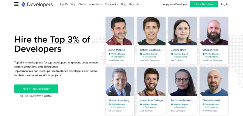 Toptal Developers for Hire