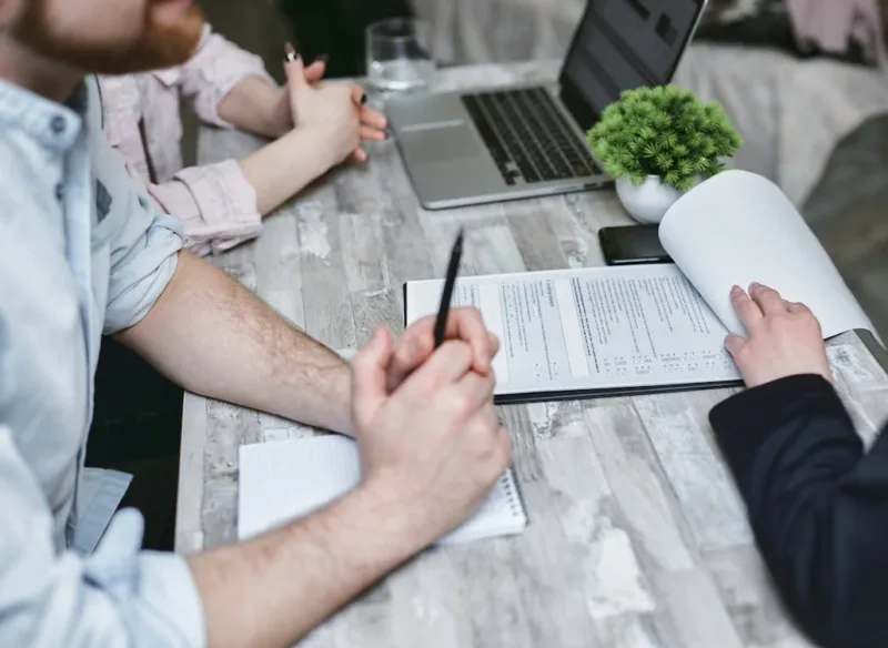 A business loan Document Ready to Be Sign on the Table
