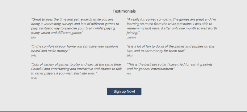 Rewardia Testimonials and customer's review